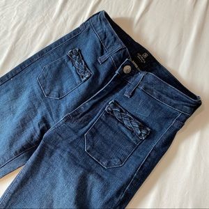 JUST BLACK FLARE JEANS